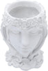 Face Flower Pot 1pc Resin Goddess Flower Pot Female Head Vase Face Head Planter Flower Pots Indoor Bonsai Planter Pot Roman Statue Goddess Statue ...
