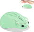 Wireless Mouse Cute Hamster Shape Silent Quiet Click Portable Mobile Fun Travel Optical 1200DPI USB Funny Cool Cordless Mice for PC Laptop Compute...