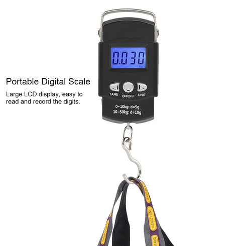 Hanging Scale 500Kg for Farm, Digital Scale for Vertical Hanging Weight, Industrial, Luggage Scale for Hunting, Bow Draw Weight...