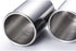 1 Piece Stainless Steel Fruit Fork Holder Cocktail Fork Holder Jar Stainless Steel Kitchen Utensil Holder Food Pick Forks Holder Coffee Spoon Hold...