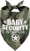Dog Bandana, Baby Security Dog Bandana, Camouflage Dog Scarf Printing, Dog Scarf Accessories, Dog Bandana Pet Scarf, Pet Baby Announcement Scarf G...