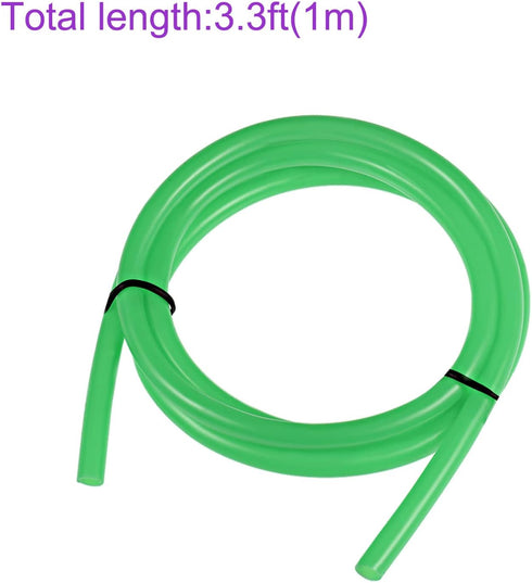 DMiotech 5/32" ID 1/4" OD 3.3 Feet Silicone Tube Green Industrial Silicone Tubing for Water Air Pump...
