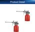 Auniwaig Pump Oil Can 250g Metal High Pressure Feed Oil Spray Gun Bottle Hand Feed Oil Spray Gun Pump Bottle Oiler Red 2pcs...