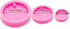 3pc Glossy Resin Silicone 1.5in 2in 2.5in Circle Molds Pet Cat Tag DIY Keychain Mould with 10PC Key Ring(DY0079+DY0080+DY0260)...