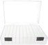 The Beadsmith Personality Case - Clear Storage Organizing System 6.25 x 4 x 1.4 inches - Includes 12 flip top Boxes 1 x 3.75 inches each, for orga...