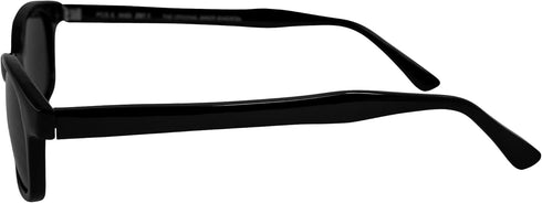 Pacific Coast Sunglasses X-Kd'S Matte Black Frame/Smoke Lens Rectangular Sunglasses, 55mm, 60mm...