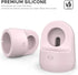 AhaStyle iWatch Stand Silicone Charging Dock Holder for Apple Watch Ultra 2, Ultra, SE2, Series SE, 7 6 5 4 3 2 1 (45/44/42/41/40/38mm), (Pink)...