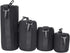 Lens Pouch Set, 4PCS S M L XL Camera Storage Bags Portable Neoprene Black Elastic Shock Absorption DSLR Cover Pouch Protective Cases Thick Large P...