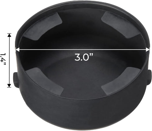 JOYTUTUS Cup Holder Insert 3" & 3.7" Compatible with Chevy Trailblazer 2002-2009, GMC Envoy 2002-2009 Replaces 89039691 88986013...