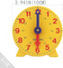 Student Learning Clock Time Teacher Gear Clock 4 Inch 12/24 Hour...