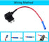 ESUPPORT 12V 24V Standard Add A Circuit Fuse Tap Piggy Back Blade Holder Plug Socket Car Pack of 5...
