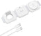 ORIA 3 in 1 Foldable Wireless Charger, Fast Wireless Charging Pad with Charging Indicator Light, Foldable Charging Station for iOS, i Watch, Air P...
