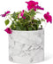 Abbott Collection Home Small Marble Look Planter...