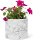 Abbott Collection Home Small Marble Look Planter...
