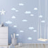 DECOWALL DS-8030 Clouds Kids Wall Stickers Wall Decals Peel and Stick Removable Wall Stickers for Kids Nursery Bedroom Living Room (Small)...