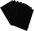 Black Self Adhesive Velvet Fabric, Peel Stick Liners Felt Sticky Flock Backing Paper Soft Sheets DIY Arts Crafts Making Drawers Jewelry Storage Bo...