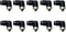 Pneumatic Male Elbow 1/8 Inch OD Tube x 10-32 UNF Push to Connect Fittings PL1/8-U10(Pack of 10)...