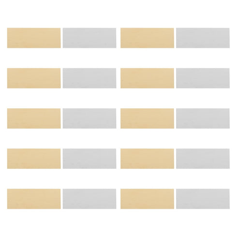 iplusmile Copper Zinc Strips Anode Set Zinc Copper Electrode Strips Set Supplies for Fruit Power Scientific Experiments Electroplating Plating - 1...