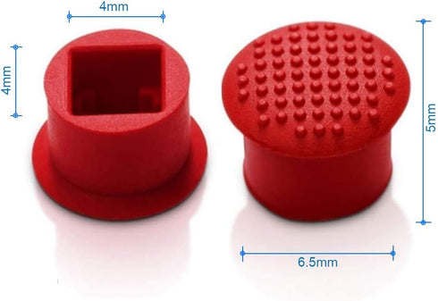 MMOBIEL 5 PCS Rubber TrackPoint Keyboard Mouse Red Cap with Soft Dome and Rim Laptop Pointer for Lenovo ThinkPad X/T/E / / L/P/Yoga Series...