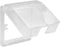 Fielect Weatherproof in Use Outlet Cover Plug 86 Type Electrical Outlet Cover Receptacle Protector 98x110x43mm for Retrofit Siding Construction, T...