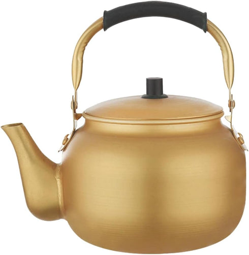 Vintage Aluminum Kettle Large Water Kettle Induction Kettle Teakettle Teapot Makgeolli Teapot Handle Design Water Heating Kettle Tea Kettle Metal ...