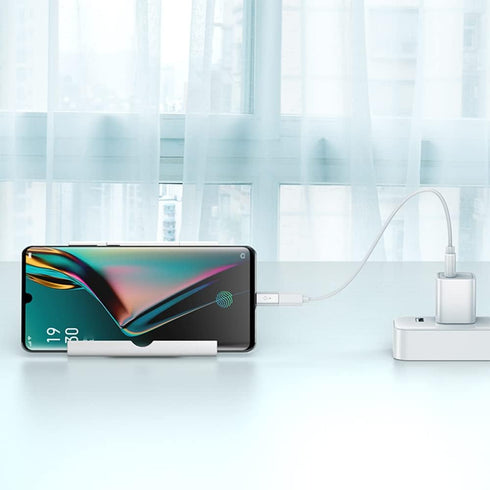 Adapter Micro USB to USB C (4 Pack), Micro-USB Female to USB-C Male OTG Adapter Compatible with Samsung Galaxy, LG, Huawei, Type-C Phones, Tablets...