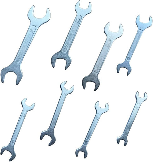 Double Ended 8 mm thru 24mm Cone Wrench Bicycle Tool Kit Spanner Bike Cycling Multi Set (8 pcs)...