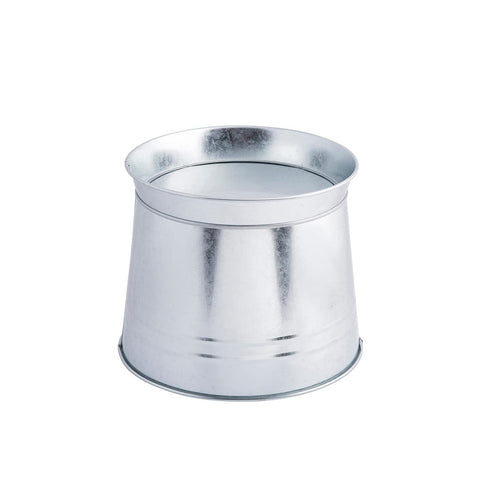 TableCraft BDGTUB Galvanized Beverage Tub/Base, 1.75 Gal Capacity, Multi-Functional Riser for Dispensers and Platters, Steel...