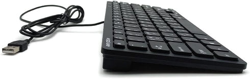 Mini Wired Keyboard(Korean-English) Ultra Thin and Light Portable 78 Keys USB Desktop, Laptop, Windows 7/8/10, Keyboard Protection Skin, Korean Ke...
