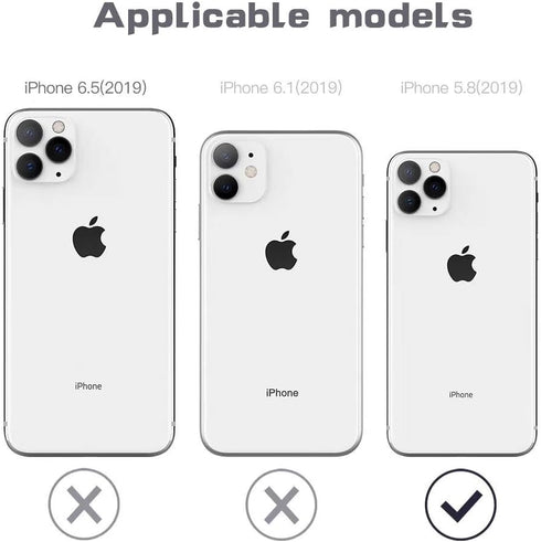 Marrkey for iPhone 11 Por Case,Full Body Protective Cover Heavy Duty Shockproof Tough Armour Aluminum Alloy Metal Case with Silicone Built-in Scre...