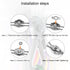 20pcs M3 Single Bolt Wire Rope Clips, PNXKTXO 304 Stainless Steel Simplex Cable Clamps for 2-2.5MM Diameter Wire Cable Saddle Fastener...