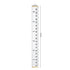 PandaEar Baby Height Growth Chart Ruler| Kids Boys Girls | Removable Wall Decor Measurement 79" x 7.9" (White)...