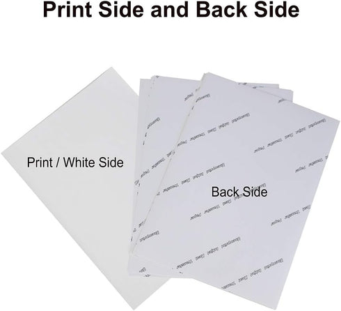 Printable Heat Transfer Vinyl Paper Inkjet Printer Iron on HTV for Dark Fabrics or T-shirts, A4 Size Pack of 10...