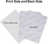 Printable Heat Transfer Vinyl Paper Inkjet Printer Iron on HTV for Dark Fabrics or T-shirts, A4 Size Pack of 10...