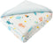 Soft Baby Blanket Minky 30" * 43" with Dotted Backing Ocean Creatures Newborn Nursery Swaddling Blankets Infants Boys Girls Receiving Blanket for ...