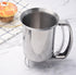 Stainless Steel Pancake Batter Dispenser, Batter Dispenser with Squeeze Handle, Professional Pancake Dispenser for Pancakes, Cupcakes, Muffins, an...