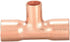 uxcell 3/8-inch X 1/4-inch X 3/8-inch Copper Reducing Tee Copper Pressure Pipe Fitting Conector for Plumbing Supply and Refrigeration 3pcs...