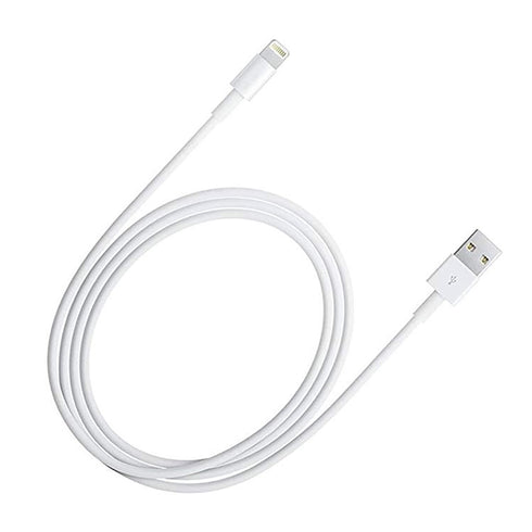 USB A to Lightning Compatible Cable Charging and Sync Cable- Apple Mfi Certified 9.8Feet/ 3Meter - White (11123)...