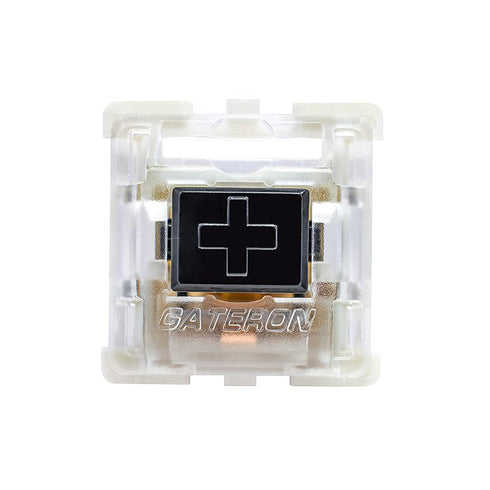 Granvela Gateron 32 Pack KS-9 Black Switches for Mechanical Keyboards,3-pin White-Shell Supporting SMD RGB Light...