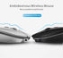 Uciefy Q5 Slim Rechargeable Wireless Mouse, 2.4G Portable Optical Silent Ultra Thin Wireless Computer Mouse with USB Receiver and Type C Adapter, ...