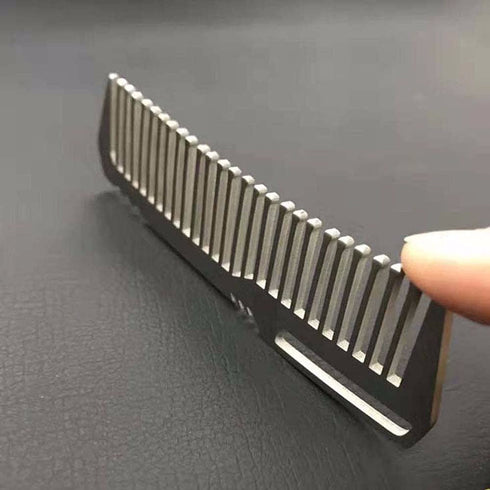 Hair Combs Portable EDC Gear Combs Camping Outdoor Tools Titanium Outdoor Accessories Pocket Titanium Comb for Men Women...