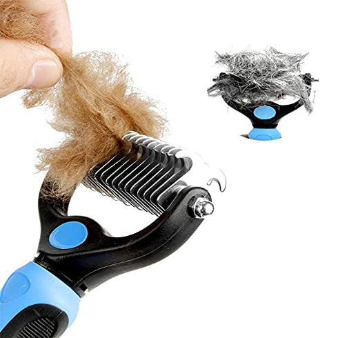 pets grooming tools (PPGT-002 pink) Premium Pet Dematting Comb – Exceptional Grooming Accessory for Pets...