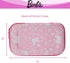 Innovative Designs Barbie Pencil Case Set with Stickers and Gel Pens for Kids, Molded with Zip Closure, Light Pink...