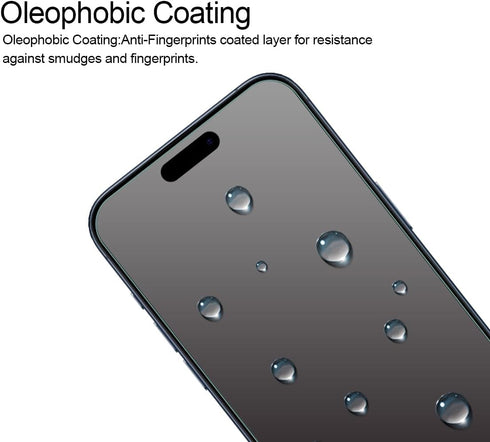 Supershieldz (3 Pack) Designed for iPhone 15 Pro Max (6.7 inch) Tempered Glass Screen Protector, Anti Scratch, Bubble Free......