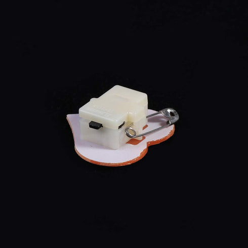 BinaryABC Heart Brooches and Pins,Flashing Light Brooch,10Pcs...