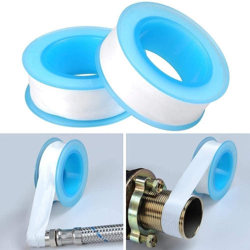 Teflon Tape,Plumbers Tape,Plumbing Tape,PTFE Tape,Thread Tape,Plumber Tape for Shower Head,Pipe Sealing,Thread Seal,White (1/2 in 4 Rolls)...