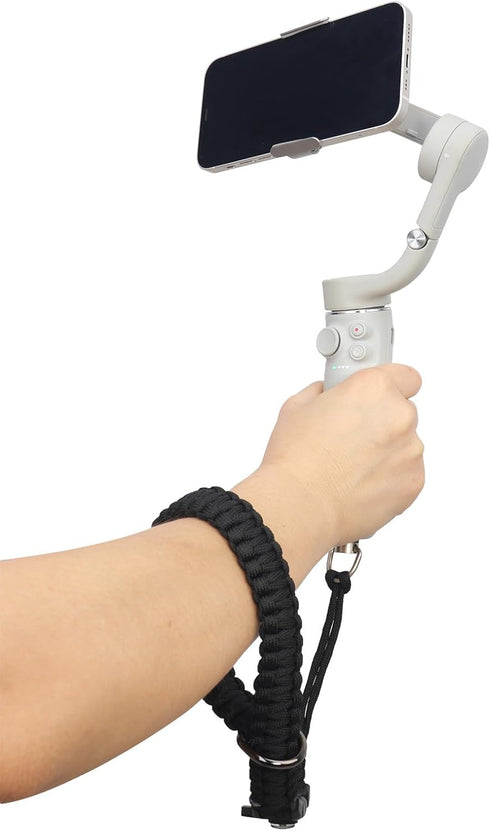Paracord Camera Wrist Strap Lanyard with 1/4 Screw for Insta360 X3 X4, Quick Release Hand Strap for Fujifilm X100VI, DSLR Cameras, Action Cameras,...