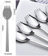 6-pack Stainless Steel Sporks for Everyday Use, Back to school lunch supplies Camping Hiking Heavy Duty Flatware set,7.6-inch (M)...