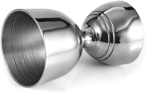 Bell Jigger Stainless Steel Bar Tool With 0.5oz, 1oz, 1.5oz and 2oz Measuring Marks, Mirror Polished Finish, One Jigger...