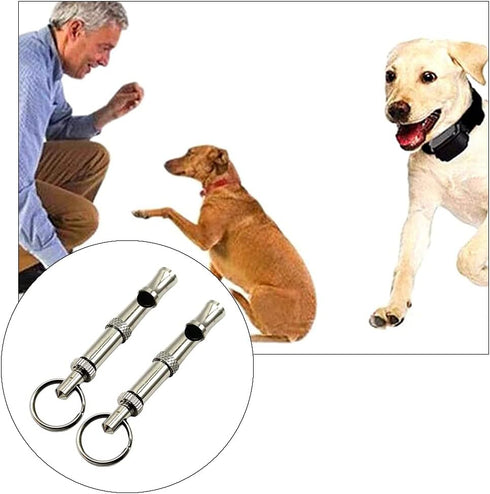 Dog Whistle to Stop Barking Neighbors Dog Training Tools High Pitch Dog Training Whistle Copper Core Dog Whistles for Recall and Pet Behavior Cont...